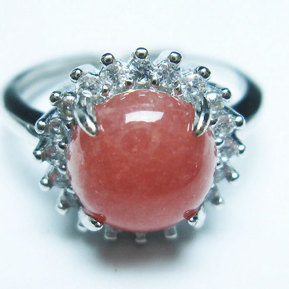 インカローズ ロードクロサイト 指輪 (17号)[t137-3022]