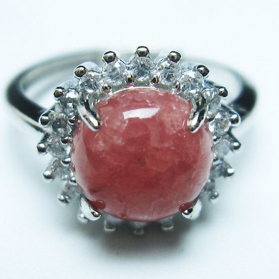 インカローズ ロードクロサイト 指輪 (17号)[T137-3030]