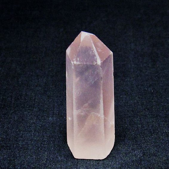 ローズクォーツ 六角柱[t138-5409]