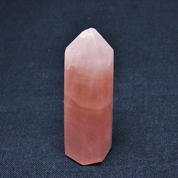 ローズクォーツ 六角柱[T138-5897]