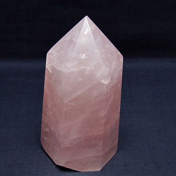 ローズクォーツ 六角柱[t138-6116]