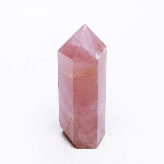ローズクォーツ 六角柱[T138-6149]