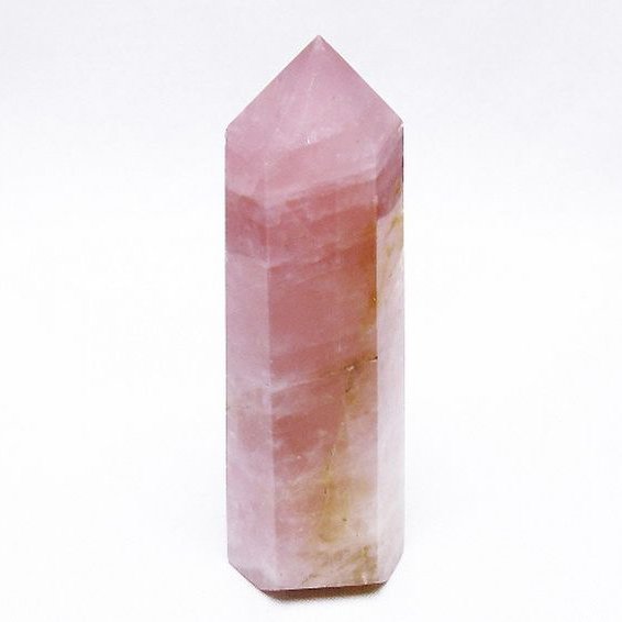 ローズクォーツ 六角柱[T138-6296]