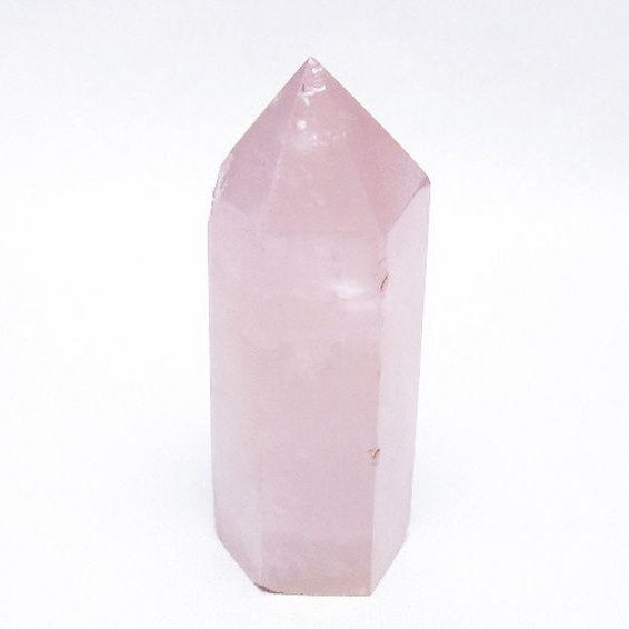 ローズクォーツ 六角柱 [t138-6300]