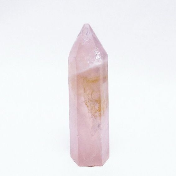 ローズクォーツ 六角柱 [t138-6316]