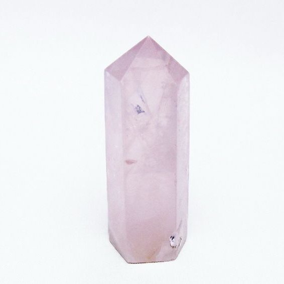 ローズクォーツ 六角柱[T138-6324]
