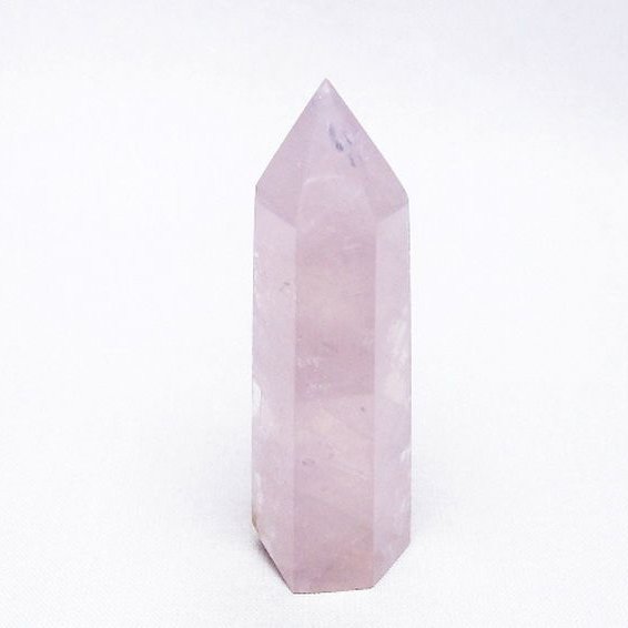 ローズクォーツ 六角柱[T138-6345]