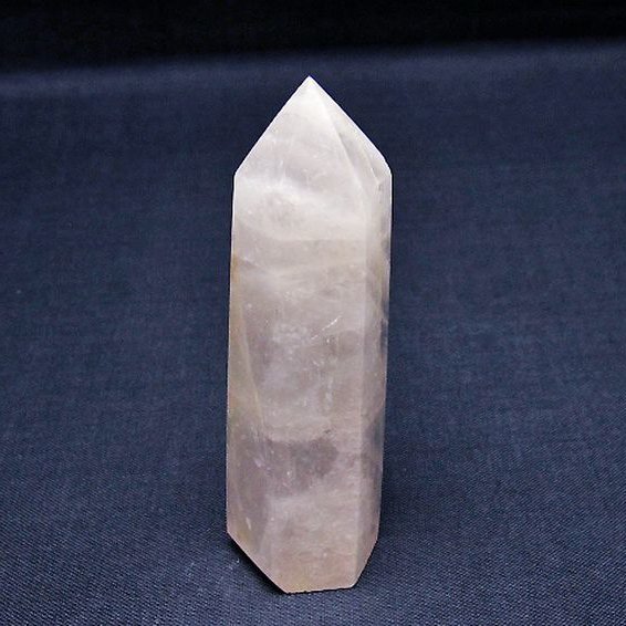 ローズクォーツ 六角柱 [t138-6427]