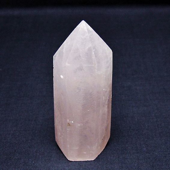 ローズクォーツ 六角柱 [t138-6464]