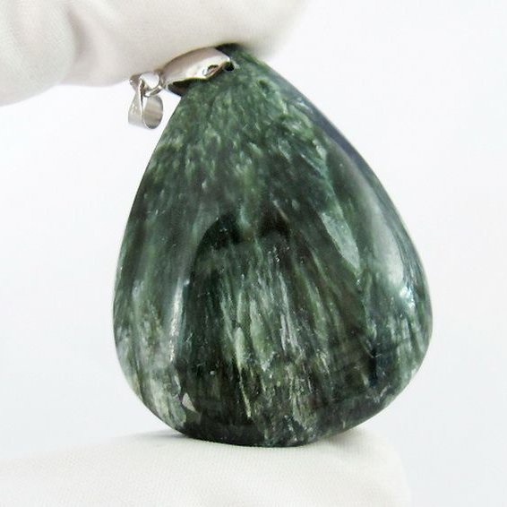 セラフィナイト ペンダント [t14-3072]