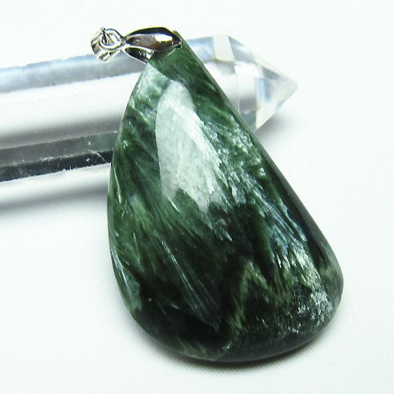 セラフィナイト ペンダント [T14-3156]