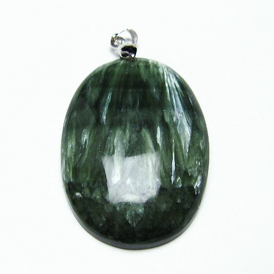 セラフィナイト ペンダント [T14-3314]