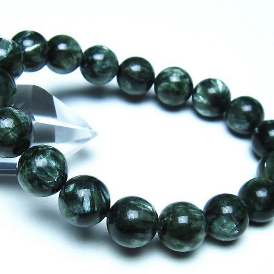 セラフィナイト ブレスレット 11mm [t14-3554]