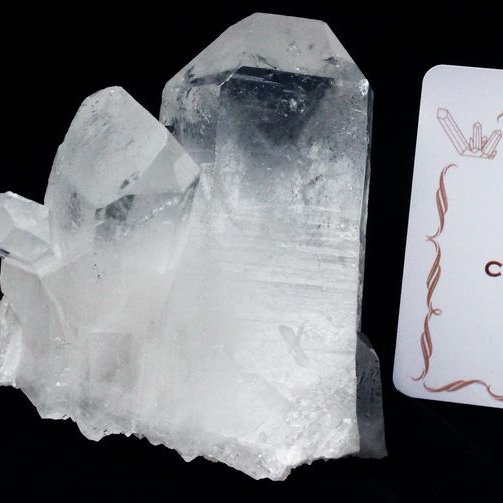 レムリアンシード 水晶 クラスター ミナスジェライス州コリント産  ※証明書付き[T143-2051]