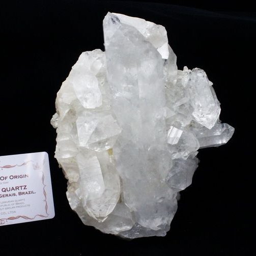 1.3Kg レムリアンシード 水晶 クラスター ミナスジェライス州コリント産  ※証明書付き[T143-2101]