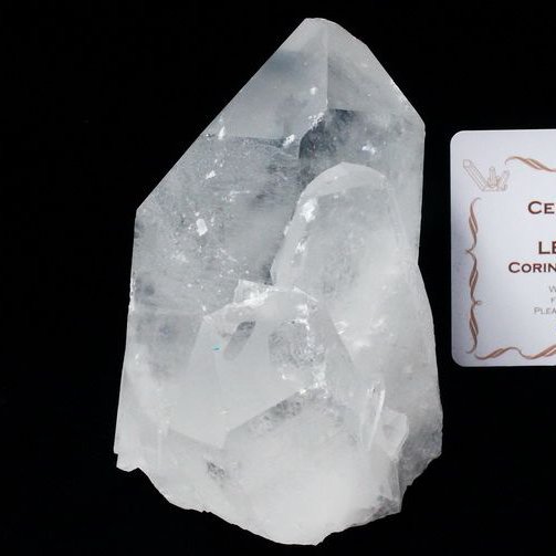 レムリアンシード 水晶 クラスター ミナスジェライス州コリント産  ※証明書付き[T143-2111]