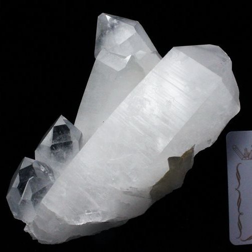 レムリアンシード 水晶 クラスター ミナスジェライス州コリント産  ※証明書付き[T143-2116]