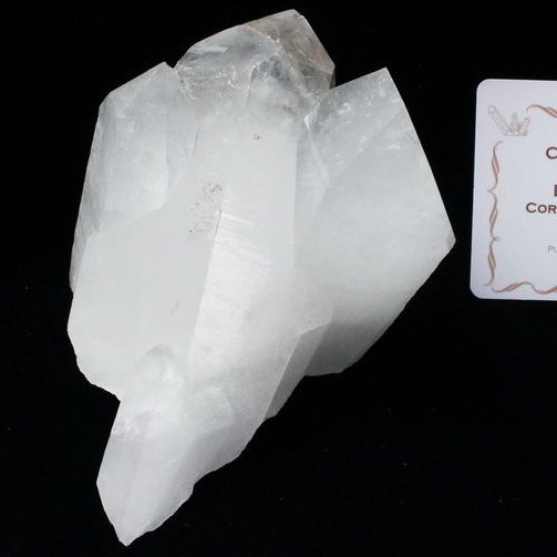 レムリアンシード 水晶 クラスター ミナスジェライス州コリント産  ※証明書付き[T143-2117]