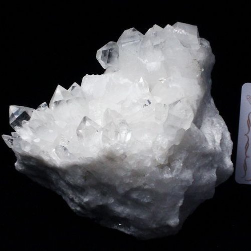 レムリアンシード 水晶 クラスター ミナスジェライス州コリント産  ※証明書付き[T143-2133]