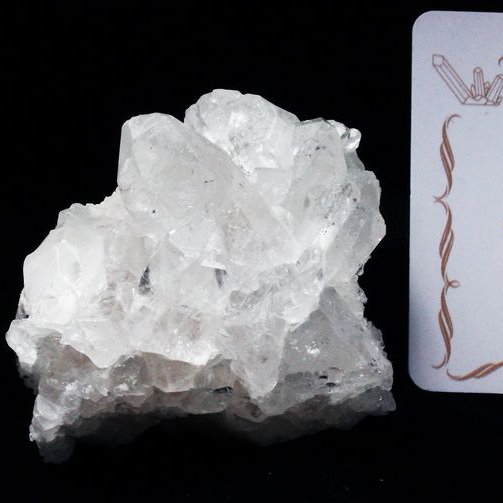 レムリアンシード 水晶 クラスター ミナスジェライス州コリント産  ※証明書付き[T143-2141]