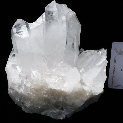 レムリアンシード 水晶 クラスター ミナスジェライス州コリント産  ※証明書付き[T143-2149]