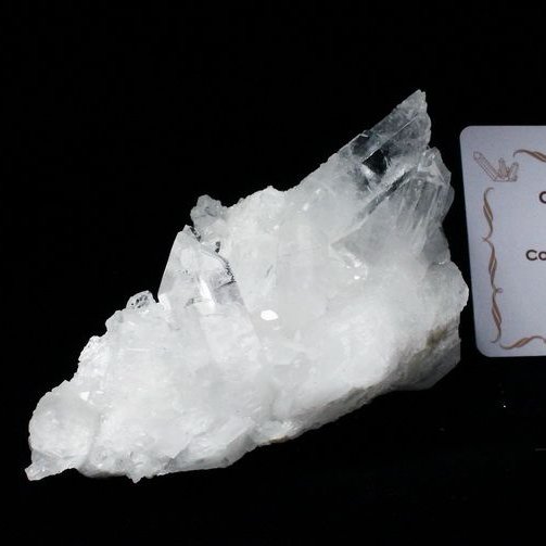 レムリアンシード 水晶 クラスター ミナスジェライス州コリント産  ※証明書付き[T143-2153]