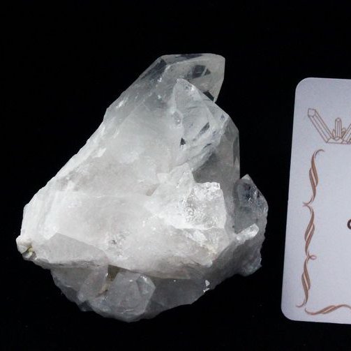 レムリアンシード 水晶 クラスター ミナスジェライス州コリント産  ※証明書付き[T143-2157]