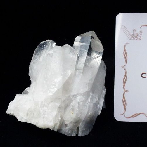 レムリアンシード 水晶 クラスター ミナスジェライス州コリント産  ※証明書付き[T143-2158]