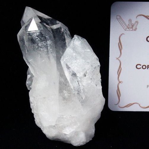 レムリアンシード 水晶 クラスター ミナスジェライス州コリント産  ※証明書付き[T143-2162]