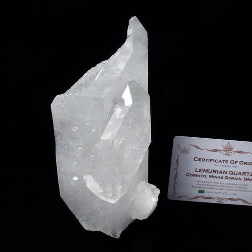 レムリアンシード 水晶クラスター セルフヒールド ミナスジェライス州コリント産 ※証明書付き[T143-2179]