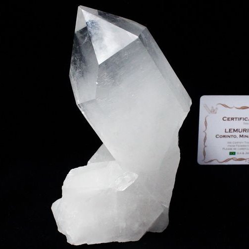 レムリアンシード 水晶 クラスター ミナスジェライス州コリント産  ※証明書付き[T143-2205]