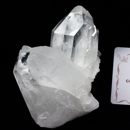 レムリアンシード 水晶 クラスター ミナスジェライス州コリント産  ※証明書付き[T143-2214]