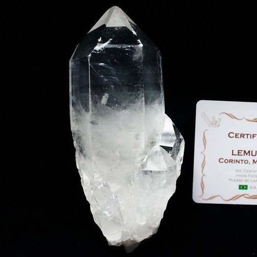 レムリアンシード 水晶 クラスター ミナスジェライス州コリント産  ※証明書付き[T143-2226]