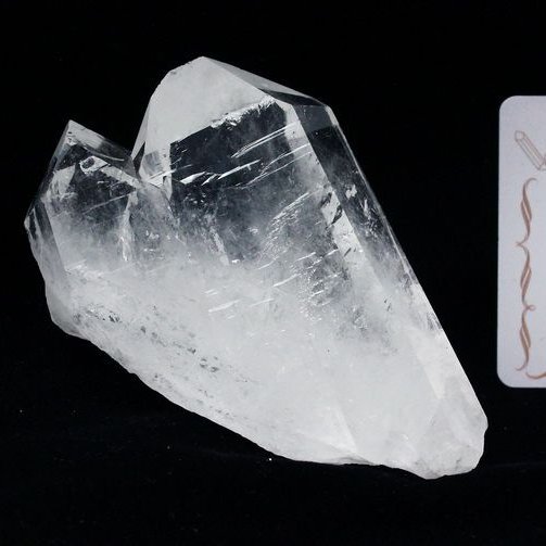 レムリアンシード ダブルポイント水晶 クラスター ミナスジェライス州コリント産 ※証明書付き[T143-2248]