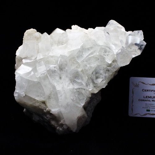 1.3Kg レムリアンシード 水晶 クラスター ミナスジェライス州コリント産  ※証明書付き[T143-2250]