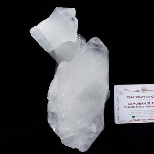 レムリアンシード 水晶 クラスター ミナスジェライス州コリント産   ※証明書付き[T143-2272]