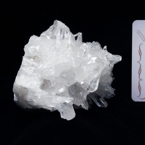 レムリアンシード 水晶 クラスター ミナスジェライス州コリント産  ※証明書付き[T143-2396]