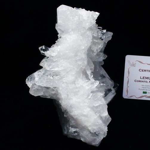 1.1Kg レムリアンシード 水晶 クラスター ミナスジェライス州コリント産  ※証明書付き[T143-2398]