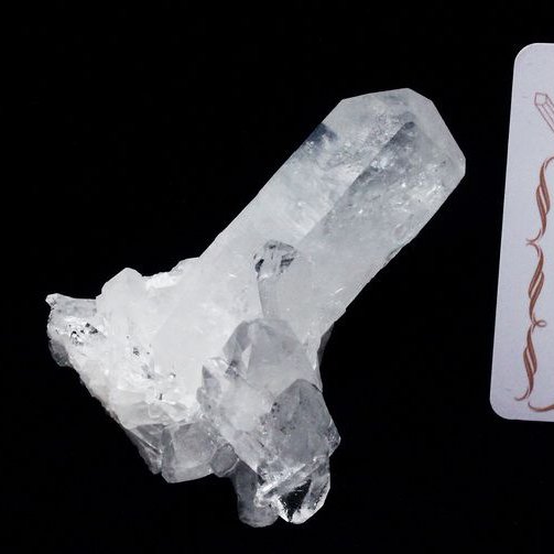 レムリアンシード 水晶 クラスター ミナスジェライス州コリント産  ※証明書付き[T143-2414]