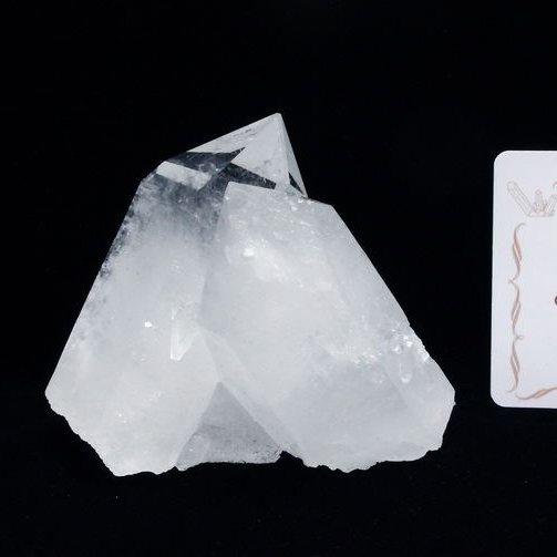 レムリアンシード 水晶 クラスター ミナスジェライス州コリント産  ※証明書付き[T143-2422]