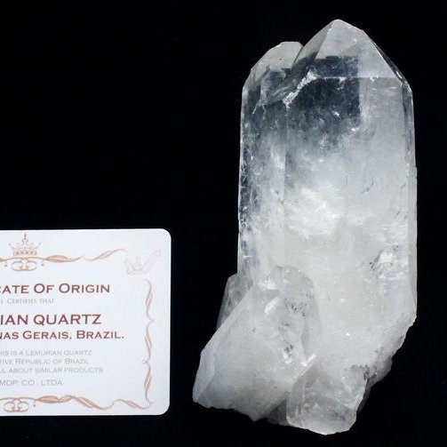 レムリアンシード 水晶 クラスター ミナスジェライス州コリント産  ※証明書付き[T143-2449]