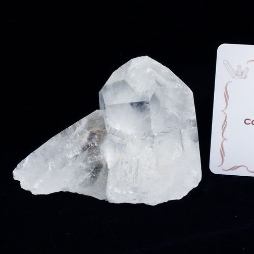 レムリアンシード 水晶 クラスター ミナスジェライス州コリント産  ※証明書付き[T143-2462]