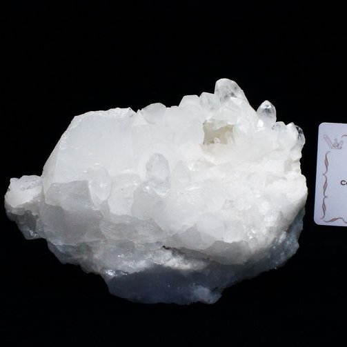 レムリアンシード 水晶 クラスター ミナスジェライス州コリント産  ※証明書付き[T143-2471]