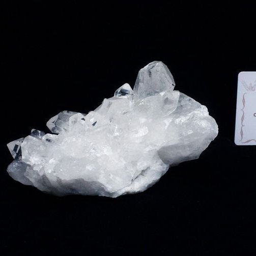 レムリアンシード 水晶 クラスター ミナスジェライス州コリント産  ※証明書付き[T143-2491]