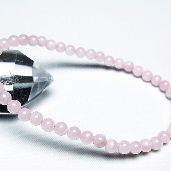 ピンクカルサイト ブレスレット 4mm [t144-8261]