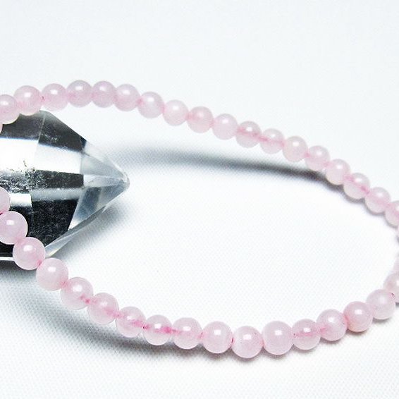 ピンクカルサイト ブレスレット 4mm [t144-8265]