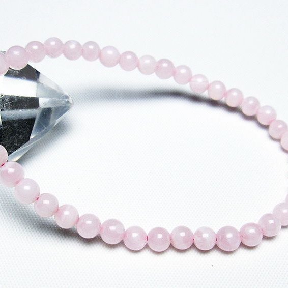 ピンクカルサイト ブレスレット 4mm [t144-8274]