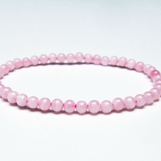 ピンクカルサイト ブレスレット 4mm [T144-8338]