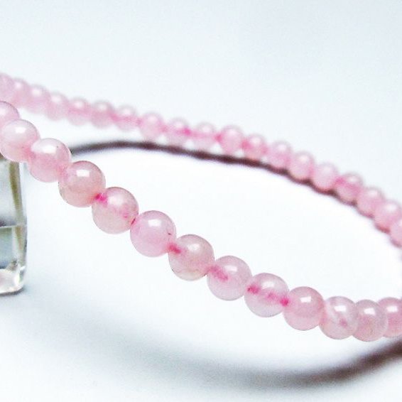 ピンクカルサイト ブレスレット 4mm [t144-8344]