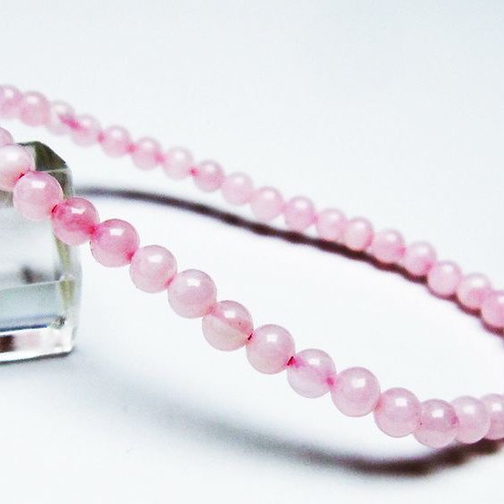 ピンクカルサイト ブレスレット 4mm [t144-8354]